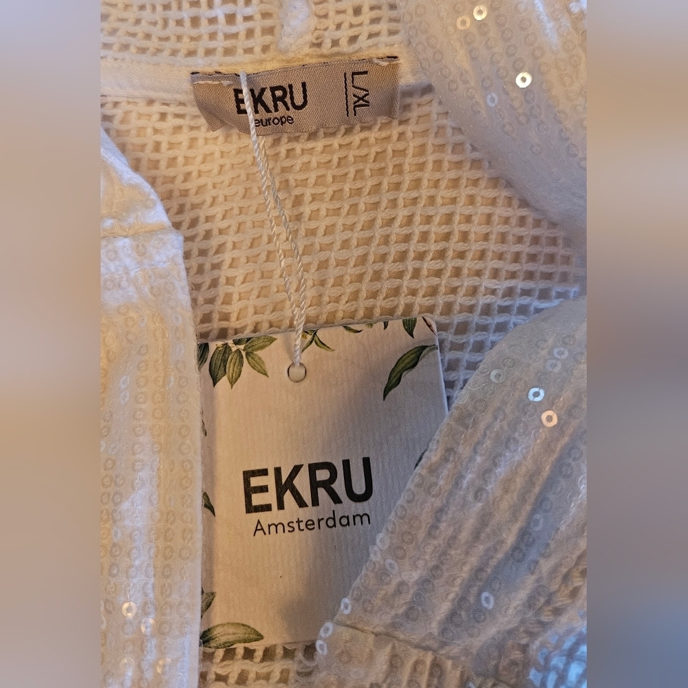 White Mesh Hoodie L/xl - Picture 3 of 5